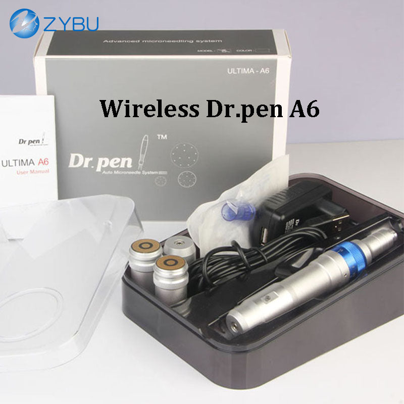 Dr Pen Ultima A6 Home-use Automatic Micro Needling Dermapen for Skin Care MTS - Wireless & Wired Dual Functionality
