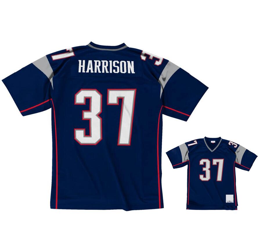 Stitched football Jerseys 37 Rodney Harrison 2003 mesh Legacy Retired retro Classics Jersey Men women youth S-6XL