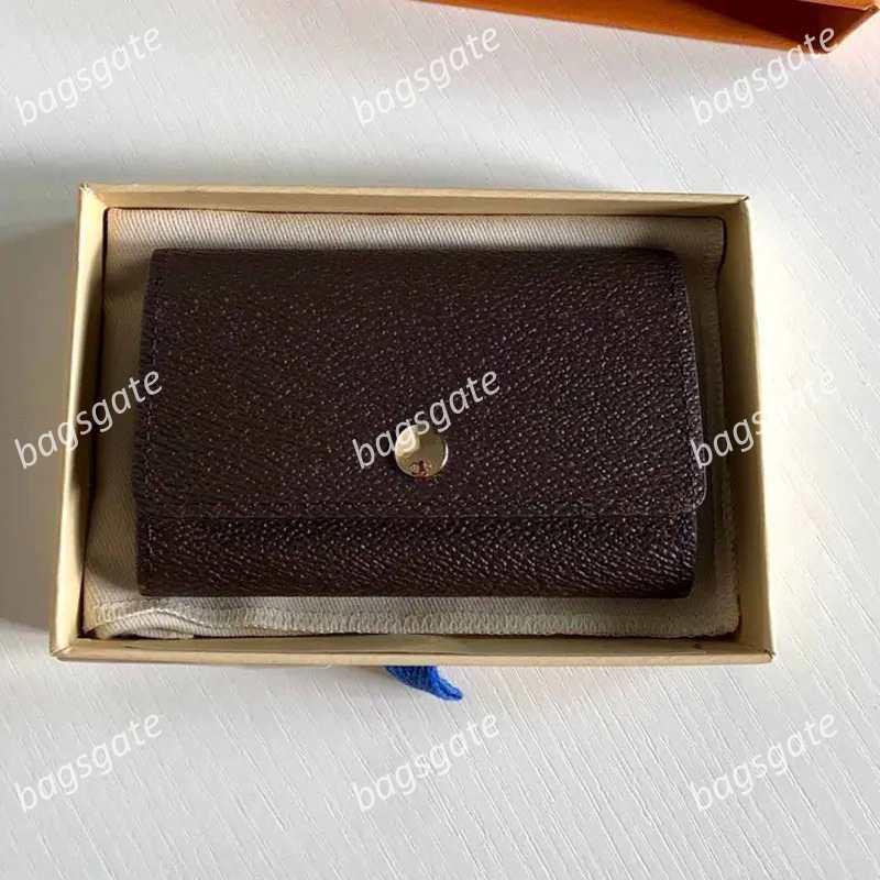 Fashion Key Wallets Bags for Women Card Holders for Ladies Leather Bag Wallet for Woman Lock with Six Keys Without Box 237B