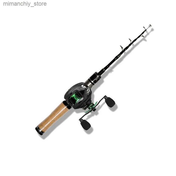 Boat Fishing Rods Travel Fishing Rod 1.25 m 1.5 m Telescopic Fishing Rod 2-7 g Lure Weight Ultralight Carbon Spinning Rod Trout Fishing Set