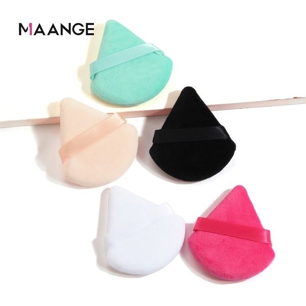 5 Puff Soft Triangle Makeup Tools Loose Powder Body Makeup Sponge Blender Contour Under Eye Angle 240719