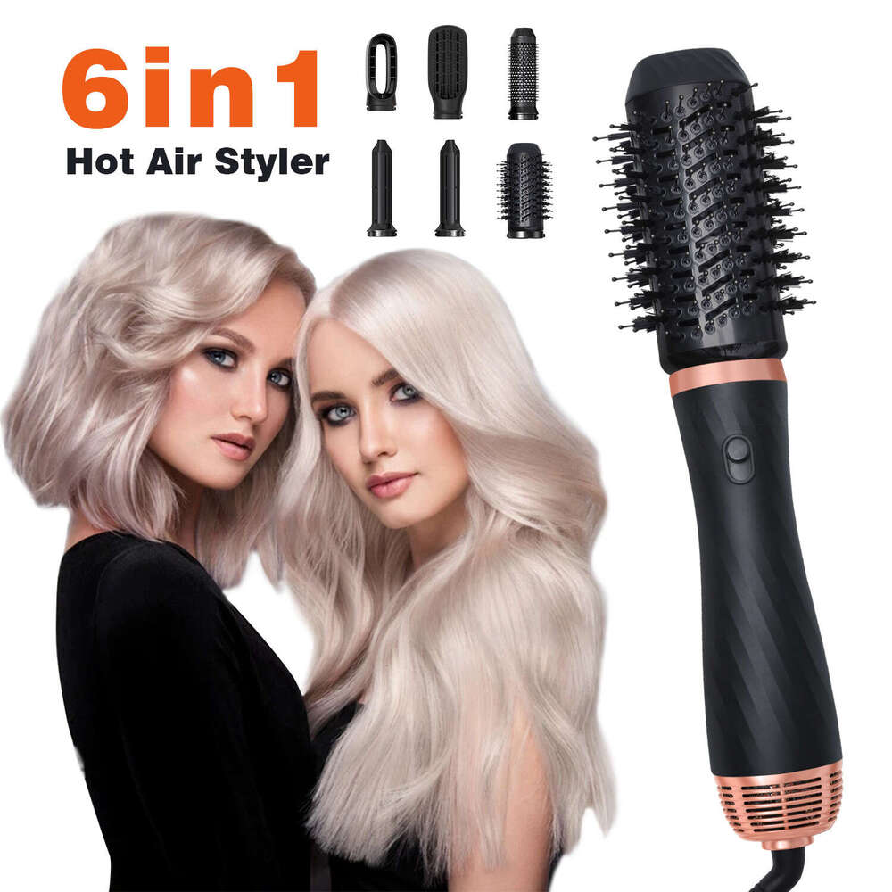 Well Known Brand Designer High Power Wiredrawing Hot Air Comb Curling Iron Hair Straightener Dryer Six In One Net Red Travel Home Integrated Stylist