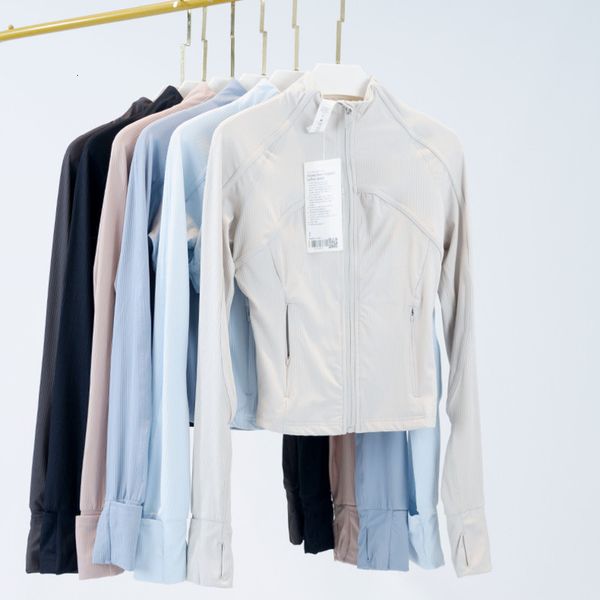 Women Ribbed Hooded Jacket Outfit Womens Activewear Slim Fit Zip Thumb Hole Running Workout Fitness Yoga Jackets 067