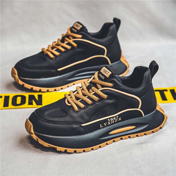 CYYTL Mens Shoes Casual Sneakers Summer Outdoor Sports Running Platform Fashion Designer Comfortable Leather Ankle Tennis