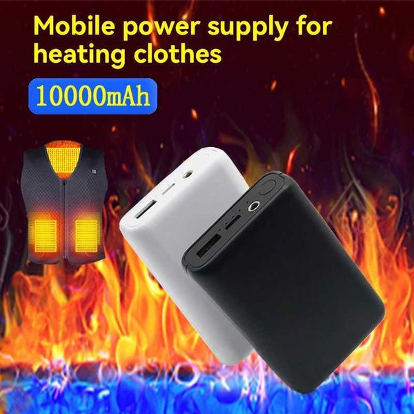 20000mAh Power Bank Portable USB Charger Fast Charging External Battery Pack Heating Vest Jacket Scarf Socks Glove Equipment Z241220