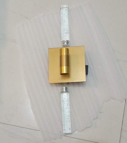 Long 1-3 pcs crystal Rod wall light led bubble wall lamp for Living Room Bedroom wall fixtures Bathroom Mirror led Vanity Lights