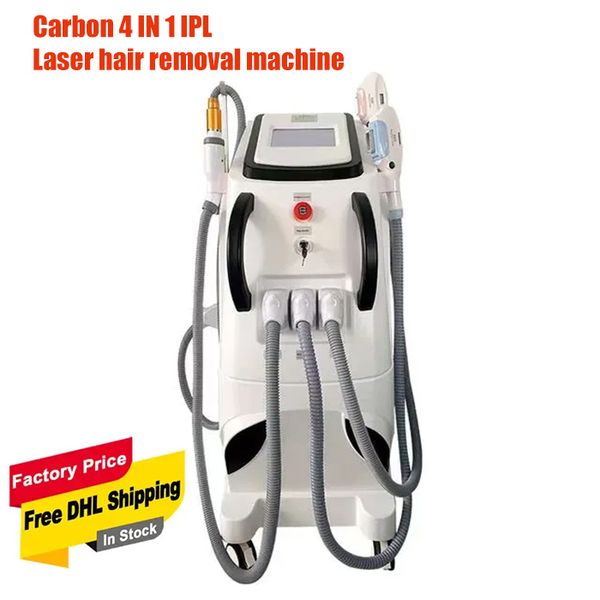 Multifunction 3 in 1 IPL Hair Remval Skin Facial Rejuvenation Machine For Pigment Tattoo Removal Acne Treatment