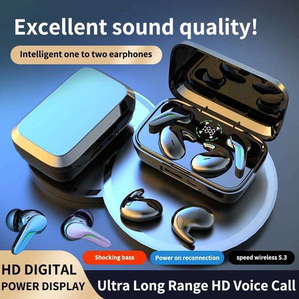 Two Pairs of Headphones TWS Wireless Bluetooth 5.3 Earphones Stereo Noise Reduction Sports Waterproof Headsets With MicrophoneCL240801