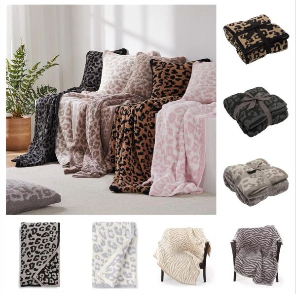 Designs Leopard Blanket Plush Wool Childrens Audlt Knitted Home Soft Cover Throw Travel Blankets s