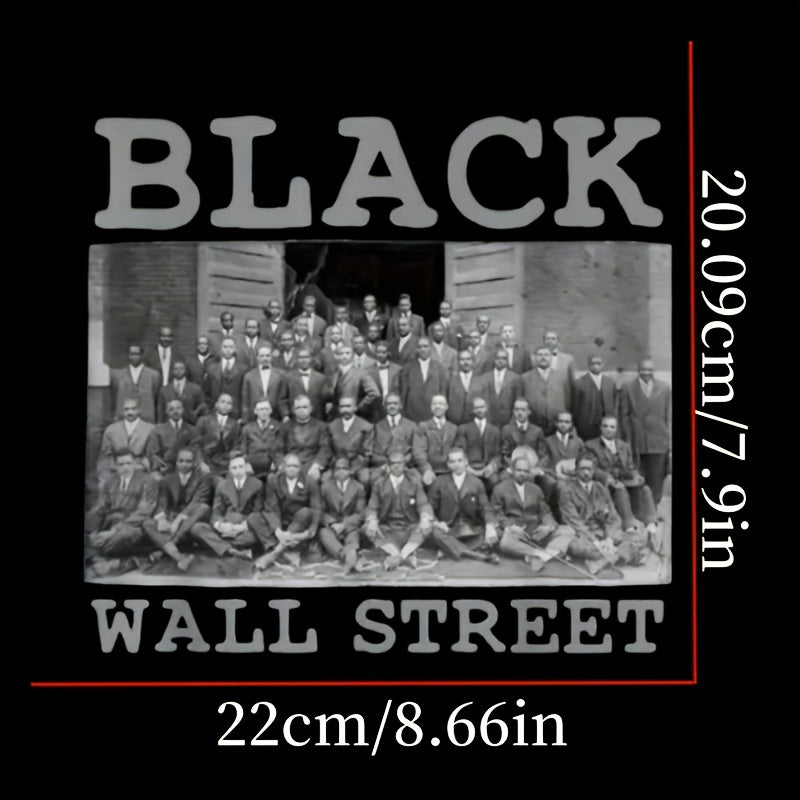 TEMU 6-pack Black History Heat Transfer Vinyl Patches, Iron-on Stickers For Diy T-shirts, Hoodies, Jeans, Bags, Pillows - And Long- Vinyl Decals For