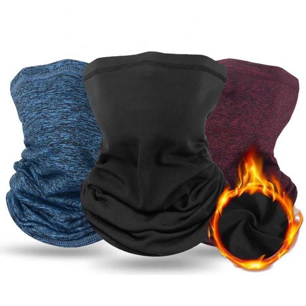 1pcs Face Scarf Men Women Outdoor Running Winter Windproof Neck Warmer Bicycle Bandana Face Mask Cycling Scarf Bike HeadbandsXJ241122