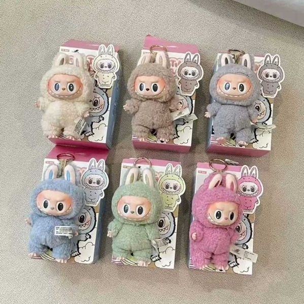 Dolls Labs The Monsters Blind Box Hot Toy Heartbeat Macaron Enamel Face PVC Figure Doll Kawaii Ornament Keychain Gift for Kids H250116 CC93