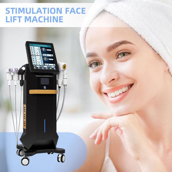 Professional 4 in 1 vertical 12D HIFU RF Microneedles Acne Treatment Wrinkle Removal Face Lifting Beauty Machine