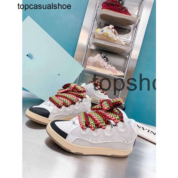 Lavalier Lav Womens New Shoes Sneakers 2023 Lanfan Curb German Training Versatile Couple Skateboarding Shoes Daddy Shoes Bread Shoes 3WNH