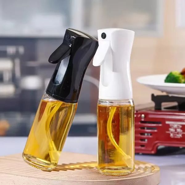 1pcs 200ml Spray Bottle Kitchen BBQ Cooking Olive Oil Dispenser Camping Baking Empty Vinegar Soy Sauce Sprayer Containers