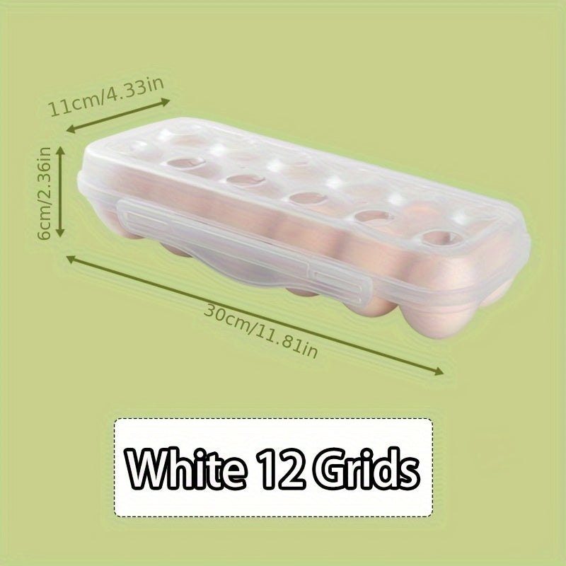 TEMU 12-18 Egg Storage Box, Prevents Egg Collision, Eggs The Refrigerator, Suitable For Kitchen, Family, And Multi-person Restaurants, Back To School