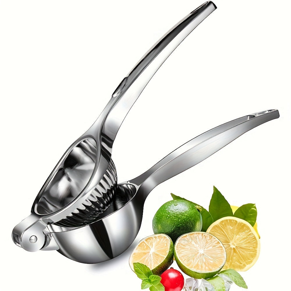TEMU Stainless Steel Manual Lemon Juicer - Heavy-duty Handheld Citrus Juicer, Metal Lime Juicer Rod Tool, Household Goods, Autumn Juicer