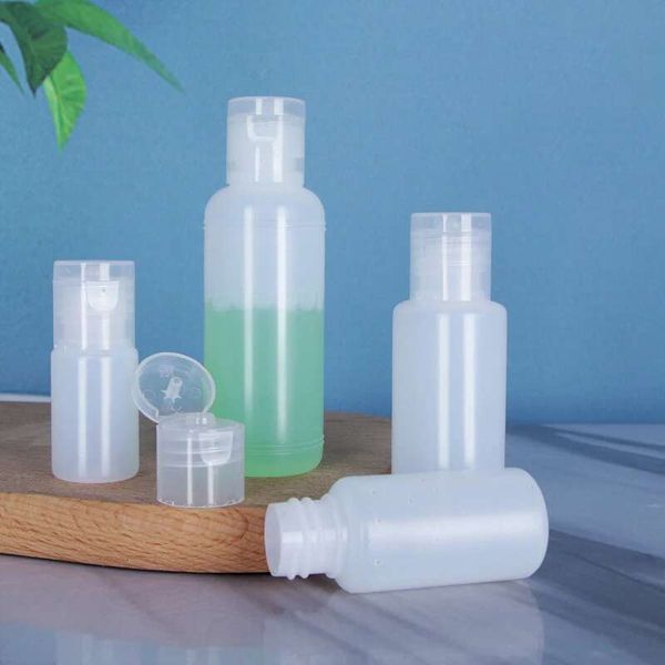 50Pcs 10Ml 20Ml 30Ml Ml 100Ml Empty Lotion Bottles PE Plastic Shampoo Bottle Flip Lid Portable Cosmetic Container For Travel