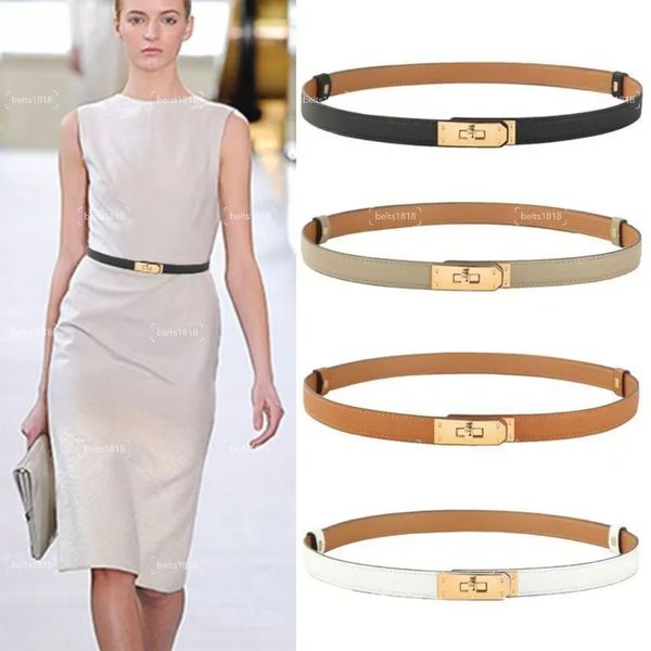 Designer leather Belt Women Belt Adjustable buckle thin belt high quality belt with suit jacket skirt dress shirt Fashion trend cowhide belt