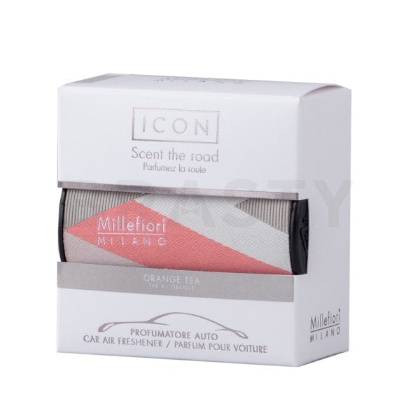 Millefiori Milano Icon Orange Tea Car Air Freshener Geometrisk stoff