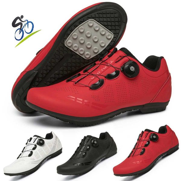 Bicycle sports shoes for men road cycling boots flat racing speed sports shoes off-road cycling shoes womens pedal cycling shoes CL241018