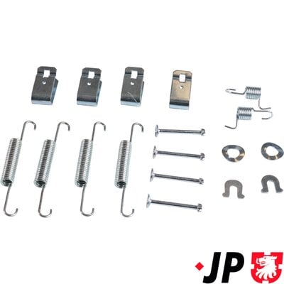 Accessory Kit, parking brake shoes JP GROUP 3464003710