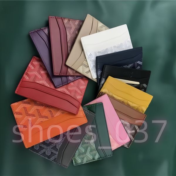 Designer Card Holder men wallet Womens coin purse Leather card bag Buckle Letter wallets passport card holder Pocket coin pouch poke case