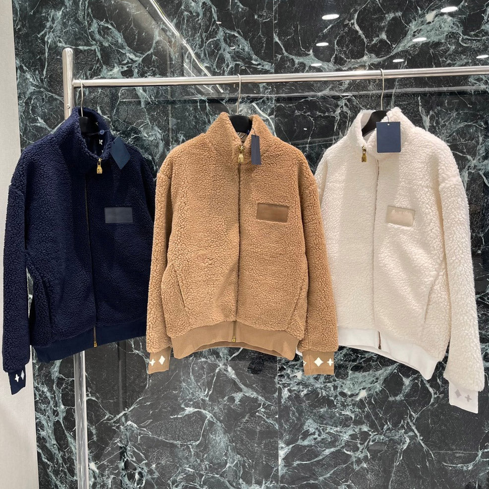 Men&#039;s plus size Outerwear Lamb Wool Coats Designer Jacket hoodie suit hooded casual fashion top quality wild breathable long sleeve ytr13y5