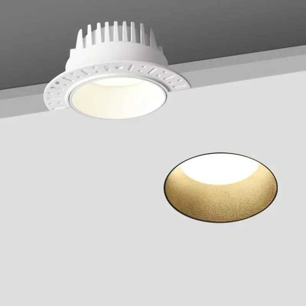 Borderless embedded anti glare COB tube light 7W 9W 12W 15W dimmable 85-265V spotlight pendant light suitable for hotels and villas CL240830
