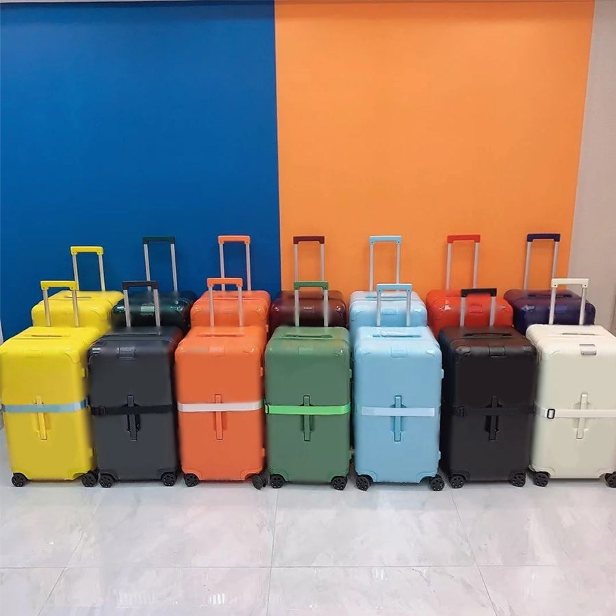 Cabin Designer Suitcase Cabin Size Polycarbonate Surface Reinforced Corners Silent Included Spacious Capacity Perfect for Travel Boarding Short Busi