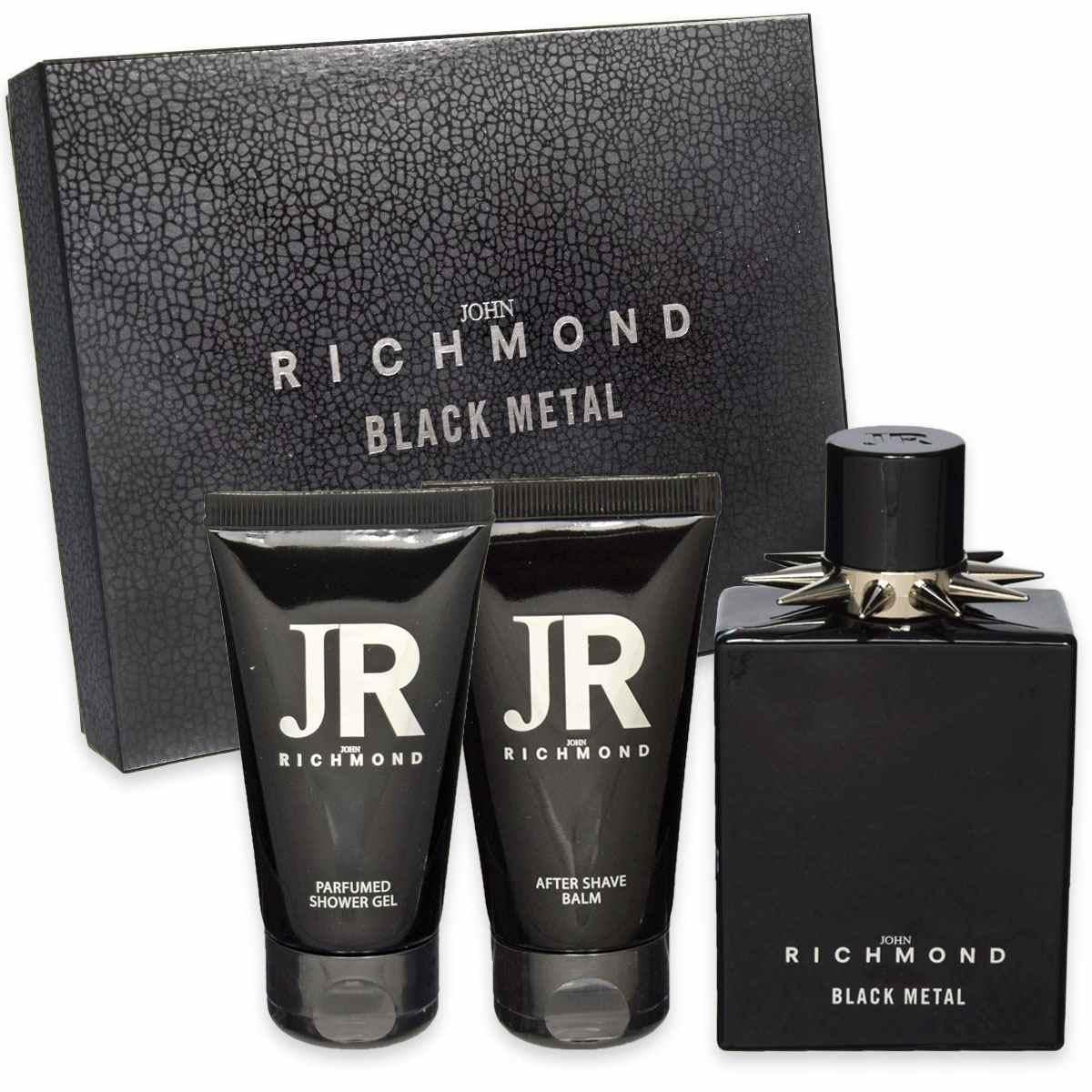 Jr black metal edp 100 ml + body lotion 50 ml + shower gel 50 ml