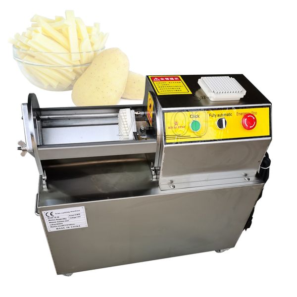 Fruit Vegetable Fully Automatic Commercial Electric French Fries Cutting Machine Potato Cucumber Sweet