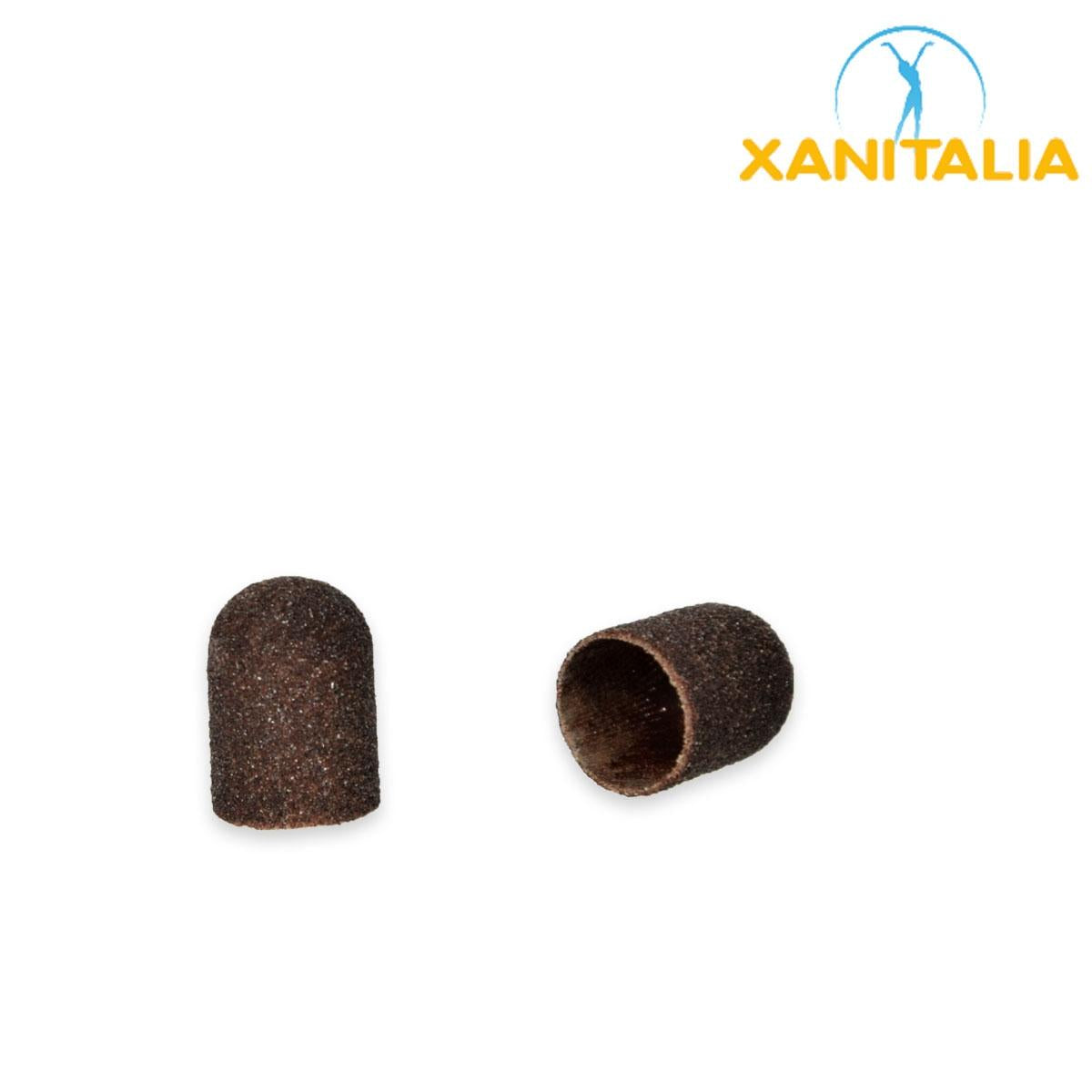 Medium grain sanding caps 10 x 15 mm pack of 10 PCs