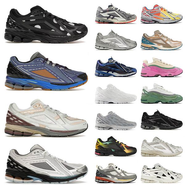 Designer quente Polka Dot Black Sports Running Shoes Action Bronson Rain Silver Metallic Tech Explosion Men Women Sneakers Trainers Outdoor
