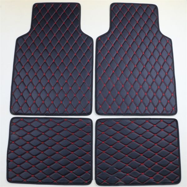 Maserati For All Model GranTurismo Quattroporte Levante Ghibli Car Floor Mats Leather Interior Parts Rugs Foot Pad