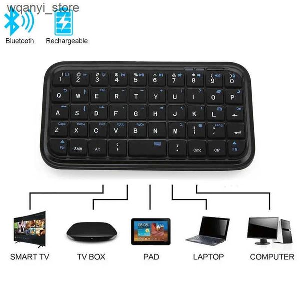 Keyboards Smartphone Mini Keyboard Bluetooth 3.0 Charging Ultra Thin Travel Size Wireless Keyboard Small Portable 49 Key L240910