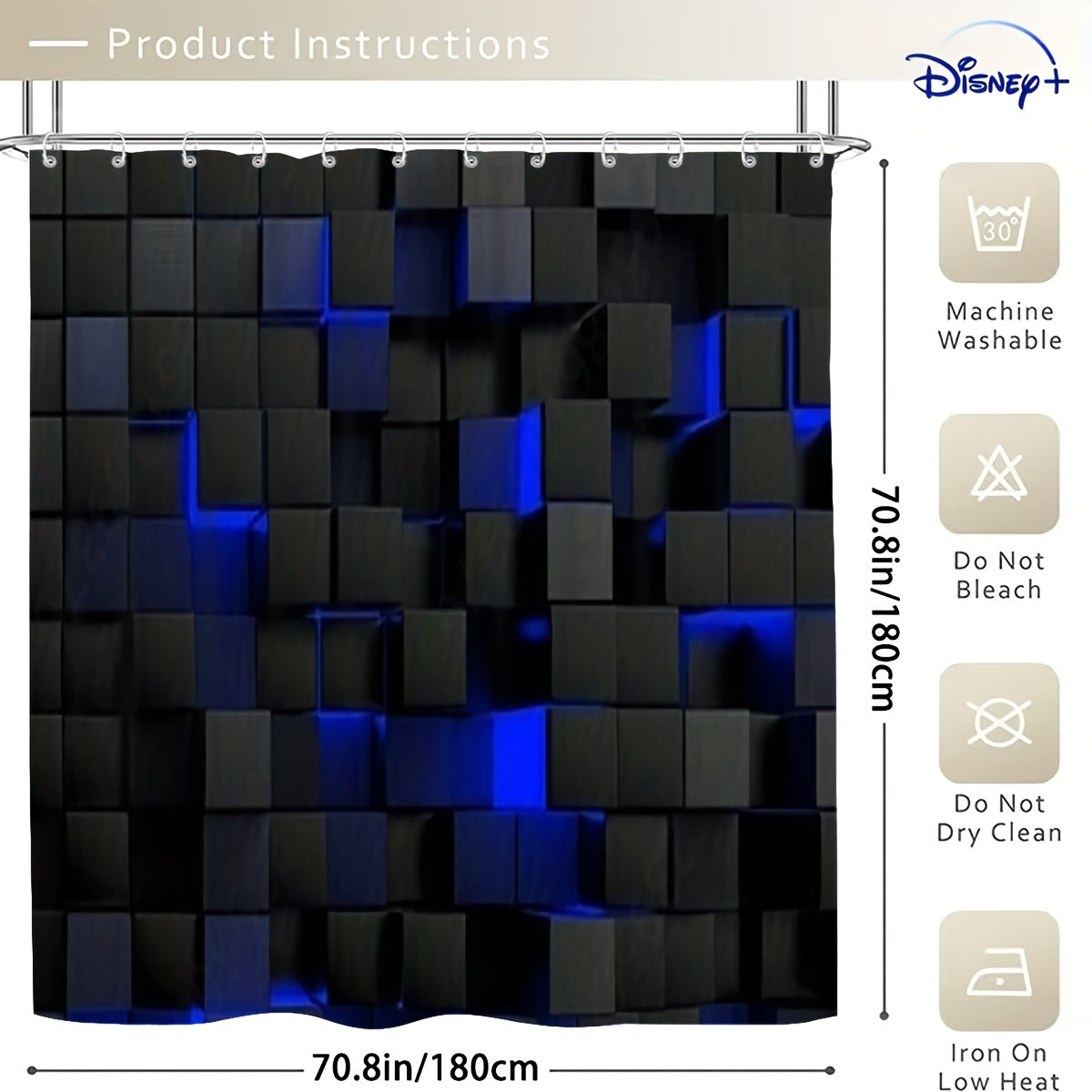 TEMU 1-4pcs Mouse And , Colorful Bathroom Decor Set, Cartoon Shower Curtain 4pcs Kit, Home Bath Accessories12-hook Shower Curtains, Valentine's Day