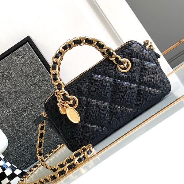 Mini Phone Bag 18CM Designer Chain Bag 20A Mirror Quality Genuine Leather Shoulder Designer Bag With Box C232