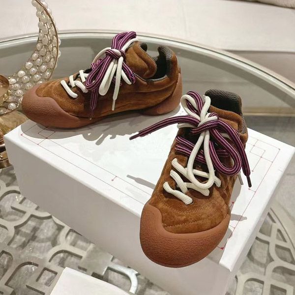 Designer Casual Shoes Man Woman Leather Platform shoes Luxury Womens Mens Trainers Big Size Sneakers size 34-45 Free Shiping