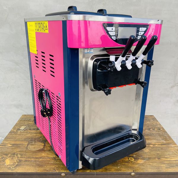 Popular Full Auto Swirl Fruits Auto Swirl Frozen Yogurt Mixer Real Fruit Swirl Three flavors Ice Cream Blender