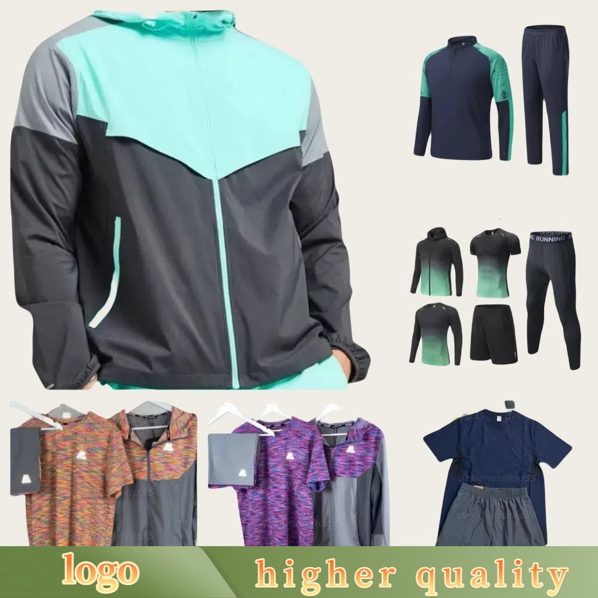 montirex tracksuit Men Women Sportswear 2025 New Men Three-Piece Set Zipper Pants Casual Sportswear Training Clothing Designer tracksuit T-shirt spo