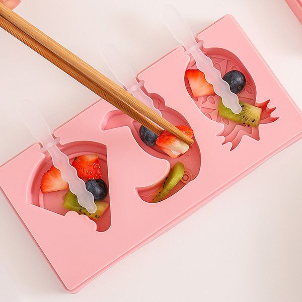 1PC Popsicle Molds Silicone Ice Cream Mold Reusable Easy Release Ice Maker Summer Supplies Kitchen Gadgets