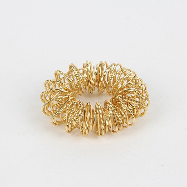 Anelli di digitopressione sensoriali appuntiti in acciaio