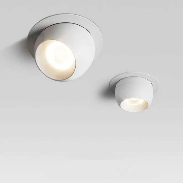 Circular 355 angle rotating dimmable LED COB embedded tube light 7W 9W 12W ceiling spotlight Pic background used for indoor living rooms CL2