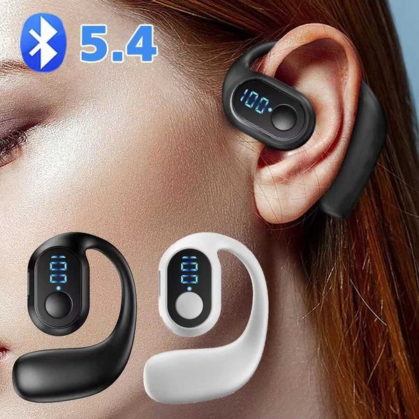Headset Wireless Ear Hook set 5.4 Earphone 180 Rotation HiFi Stereo Noise Reduction phone Sports Waterproof Earbud Z241106