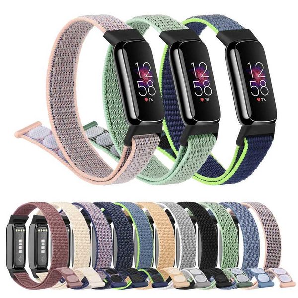 Hot Sale Soft Nylon Woven Wah Band Luxury Watch Band Bracelet Adjustable Wahband Wristband Luxury Correa Accessories T241115