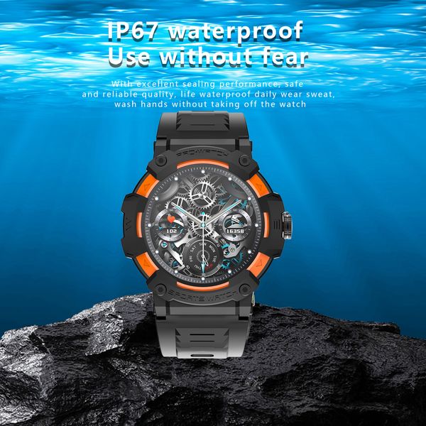 Men&#039;s Smartwatch, 1.39 inch full touch sports watch, wireless calls, health monitoring like fitness and calories, multi-sport mode smar