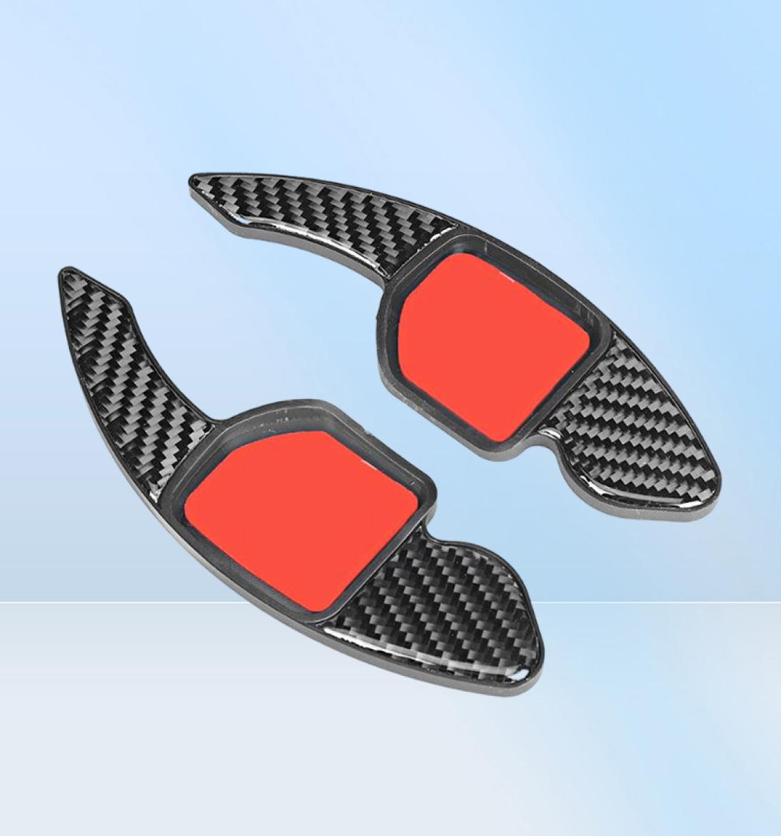 Steering Wheel Covers Pair Of Carbon Fiber Paddle Shifter Cover Fit For A3 A4L 201320224575706