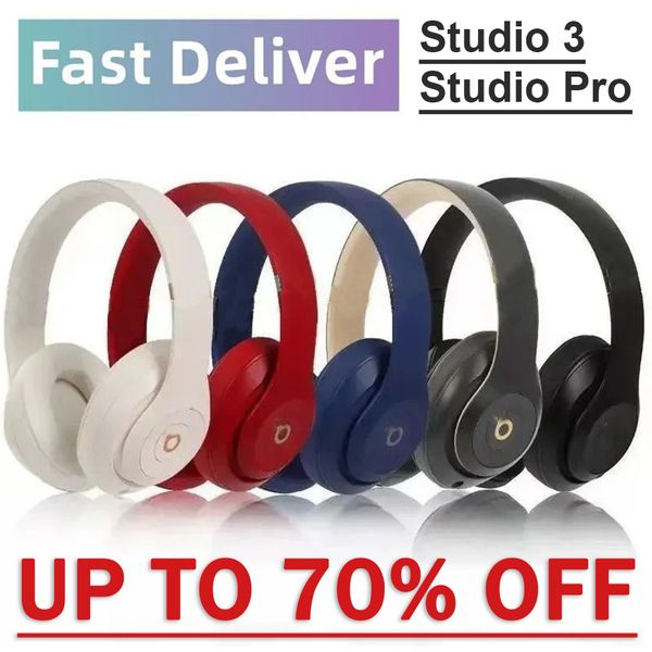 Headsets 3 Wireless Studio Pro Headphones Wireless Earphones Bluetooth Noise Cancelling Beat Headphone Sports Headset Head Wireless Mic Head