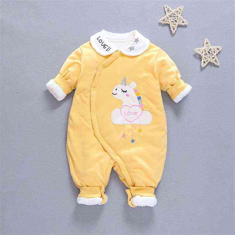 w443 Fall winter born baby girls boys clothes outfits rompers sets for infant clothing jumpsuit 1st birthday costumes